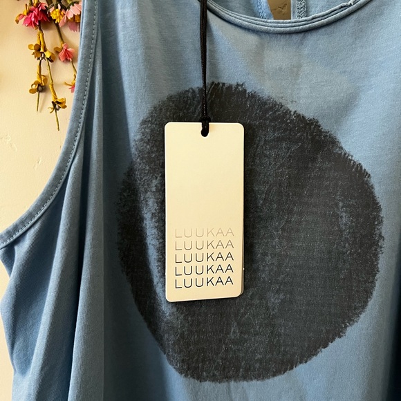 New with Tags LUUKAA Asymmetrical Tank Top - Picture 5 of 10